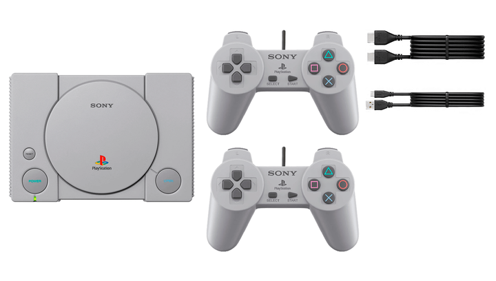 Консоль Sony PlayStation 1 Classic Grey + 20 Встроенных Игр Б/У