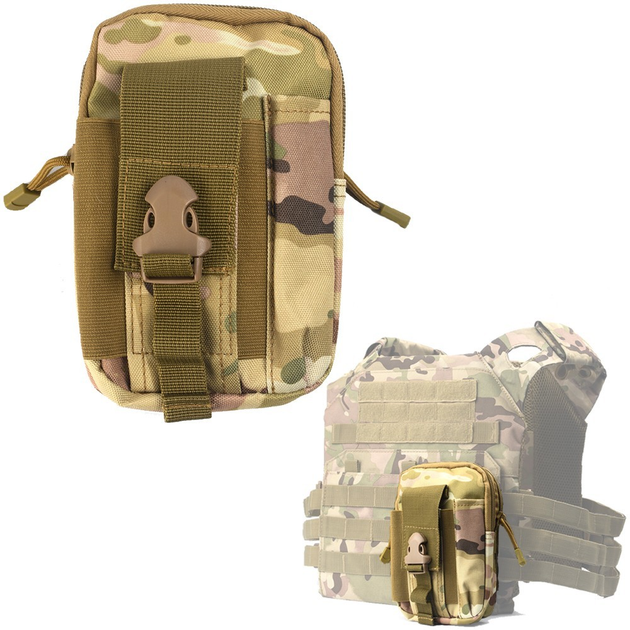 Підсумок утилітарний адміністративний 3P Utility Pouch Molle Multicam-адмінка органайзер мультикам - зображення 2