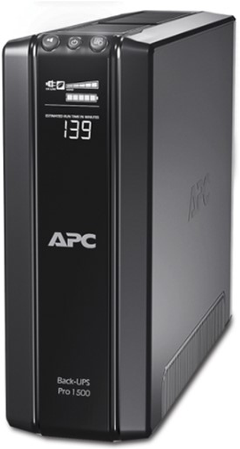 UPS APC Back-UPS Pro 1500VA (865W) Czarny (BR1500G-FR) - obraz 1