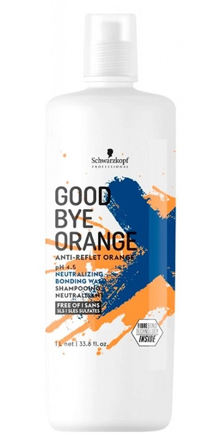 Шампунь Schwarzkopf Professional Good Bye Orange Neutralizing Bonding Wash 1000 мл(4045787724813) - зображення 1