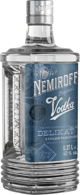 Горілка особлива Nemiroff Originals Делікат М'яка 40% 0.37 л (4820181420420) - зображення 2