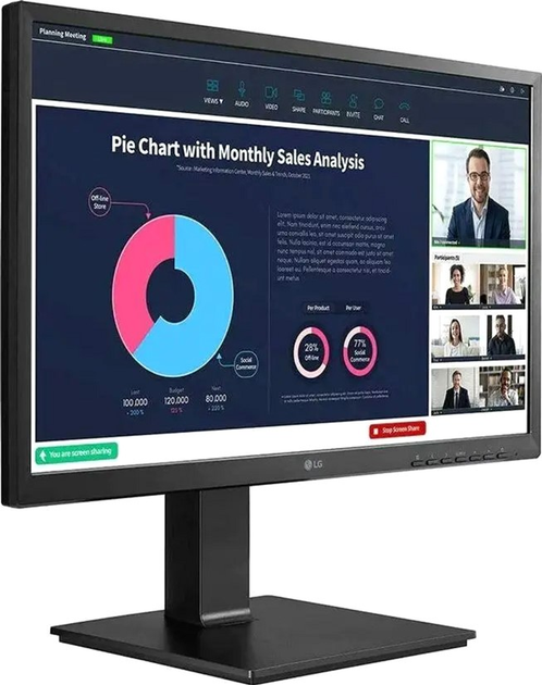 Monitor 23,8" LG 24BP750C-B - obraz 6