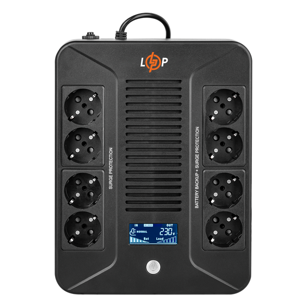 ДБЖ LogicPower LP-UL800VA-8PS (480Вт) лінійно-інтерактивний - Фото 1 ДБЖ LogicPower LP-UL800VA-8PS (480Вт) лінійно-інтерактивний - зображення 1