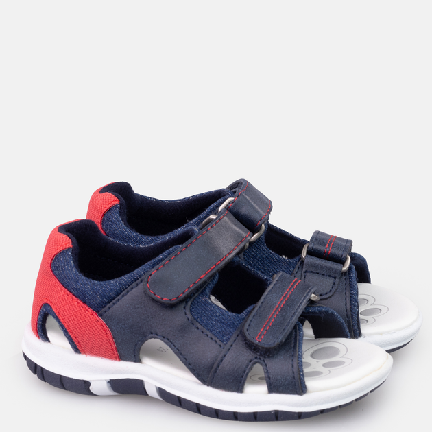 Sandały dziecięce Chicco 01063383000000-800 21 Niebieskie z czerwonym (8051182060926) - obraz 2
