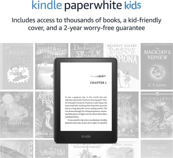 Czytnik e-booków Amazon Kindle Paperwhite Kids 8GB Czarny (B08WPQFP44) - obraz 2