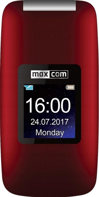 Telefon komórkowy Maxcom MM824BB Red (MAXCOMMM824Red) - obraz 1