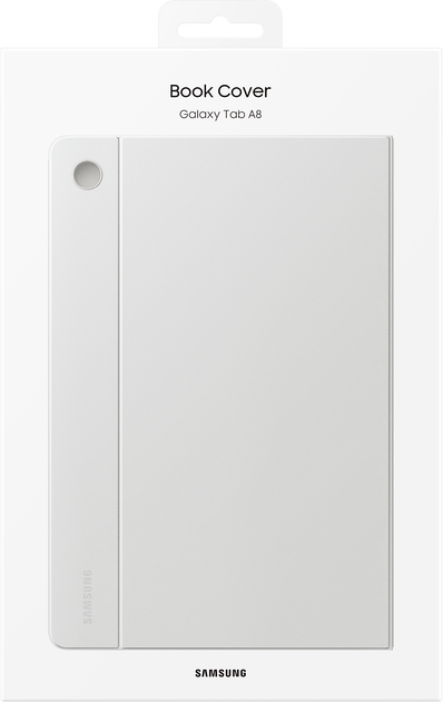 Чехол для планшета Samsung Galaxy Tab A8 10.5 (X200/205) Book Cover Silver (EF-BX200PSEGRU) - изображение 8