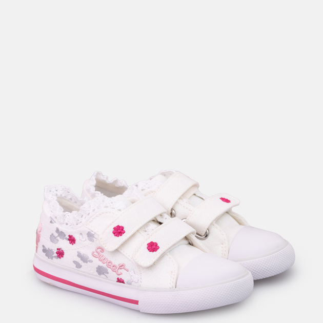 Trampki dziecięce dla dziewczynki na rzepy Chicco 01065491000000-300 28 (8051182207901) - obraz 2