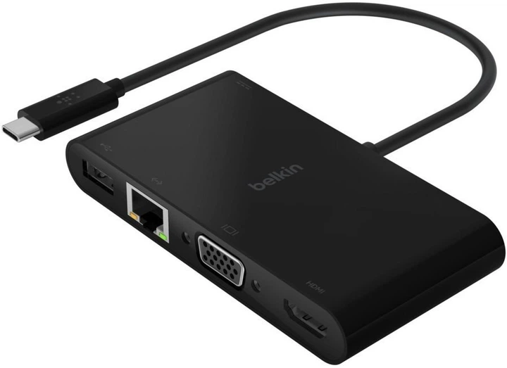 USB-хаб Belkin USB Type-C 4-in-1 (AVC004btBK)