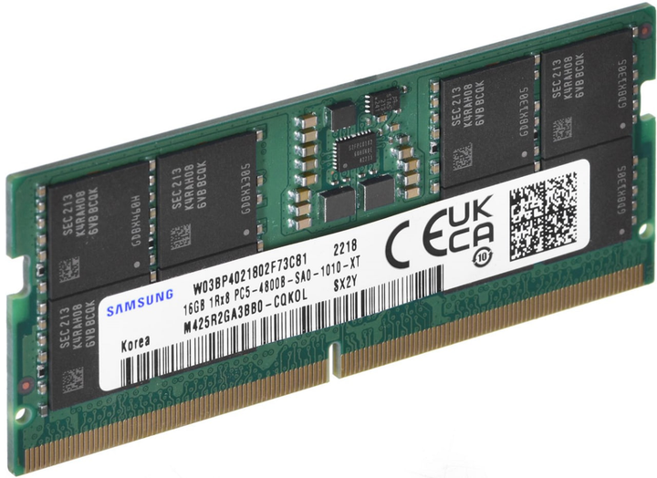 Оперативная память Samsung SODIMM DDR5-4800 16384 MB PC5-38400 ...