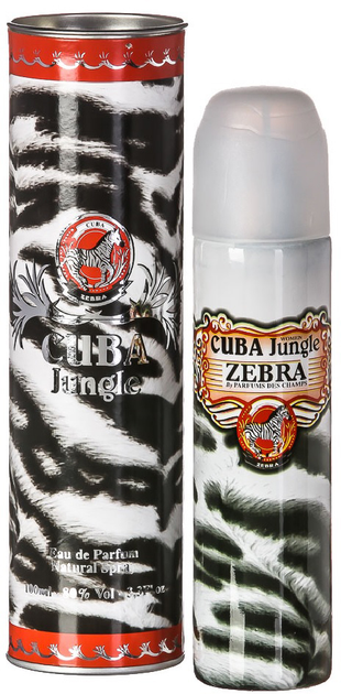 Woda perfumowana damska Cuba Jungle Zebra EDP W 100 ml (5425017732464) - obraz 1