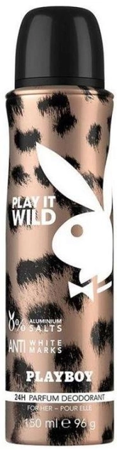 Perfumowany dezodorant damski Playboy Play It Wild 150 ml (5050456522071) - obraz 1