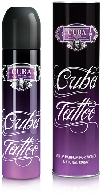 Woda perfumowana damska Cuba Tattoo EDP W 100 ml (5425017736011) - obraz 1