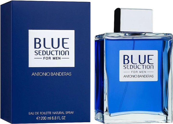 Woda toaletowa męska Antonio Banderas Blue Seduction EDT M 200 ml (8411061737835) - obraz 1