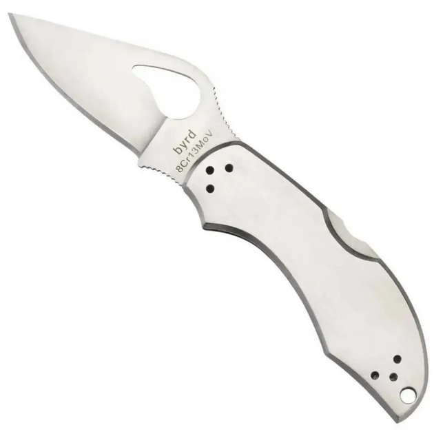 Ніж Spyderco Byrd Robin 2 сталеве руків'я (1013-87.11.18) - зображення 2