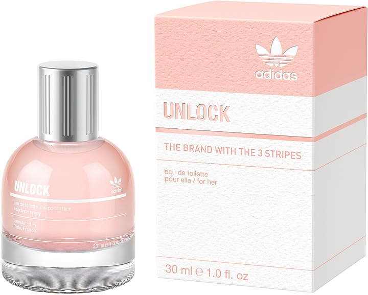 Woda toaletowa damska Adidas Unlock For Her EDT W 30 ml (3614225490712) - obraz 1