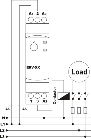 0.1-30сек 5А затримка на вимкнення реле часу 160-250V [ERV-30M] Samwha - зображення 8