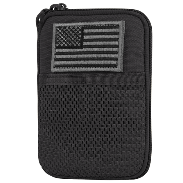 Подсумок для утилит молле Condor Pocket Pouch with US Flag Patch MA16 Чорний - изображение 1