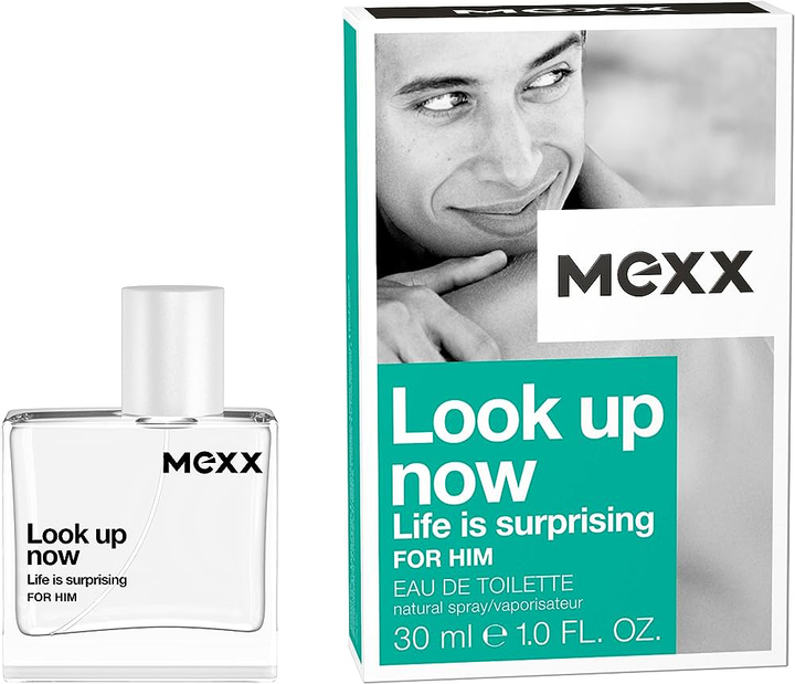 Woda toaletowa męska Mexx Look Up Now For Him EDT M 30 ml (8005610327686) - obraz 1