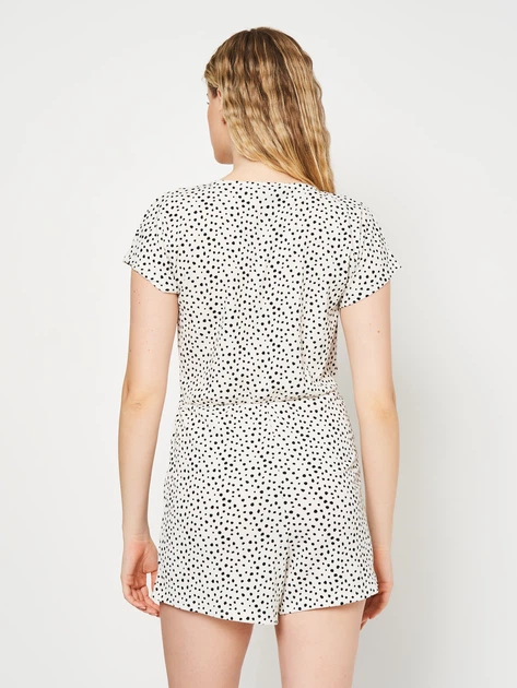 Комбінезон жіночий Stradivarius 6369/820/004 M Білий з чорним (SZ06369820004037) - Фото 2 Комбінезон жіночий Stradivarius 6369/820/004 M Білий з чорним (SZ06369820004037) - зображення 2