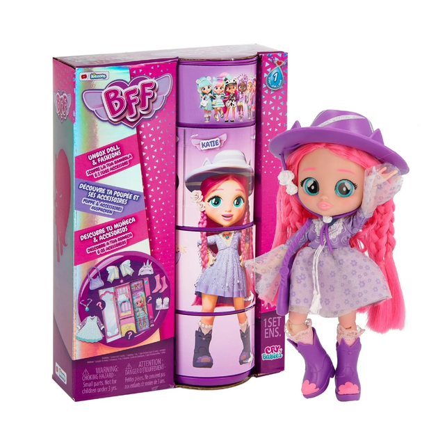 Lalka IMC Toys Cry Babies IMC904347 Bff Katie 20 cm (8421134904347) - obraz 3
