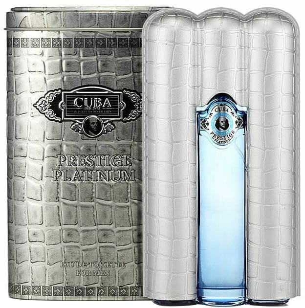 Woda toaletowa Cuba Prestige Platinum EDT M 90 ml (5425017735755) - obraz 1