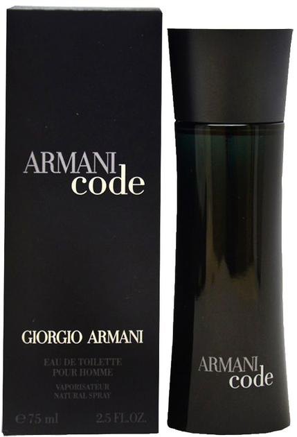 Woda toaletowa Giorgio Armani Code EDT M 75 ml (336037210052) - obraz 1