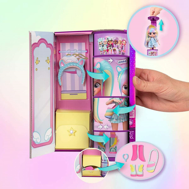 Lalka IMC Toys Cry Babies IMC904361 Bff Jenna 20 cm (8421134904361) - obraz 7