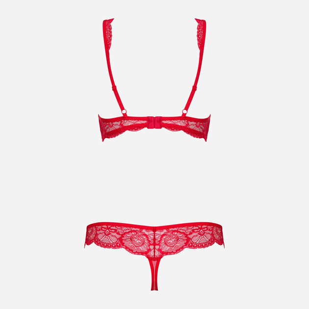 Комплект Obsessive 853-SET-3 S/M Червоний (5901688224649) - зображення 6