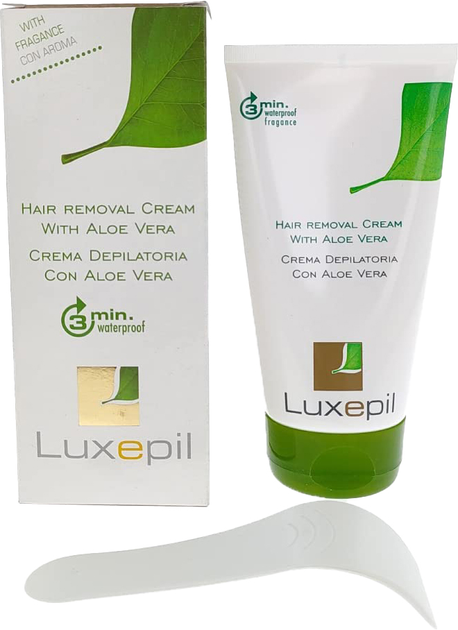 Krem do depilacji Luxepil Classic Depilatory Cream + Spatula 150 ml (8437008146010) - obraz 1