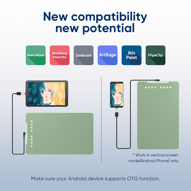 Графический планшет XP-Pen Deco 01 V2 Green - изображение 8