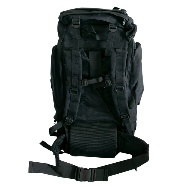 Рюкзак тактический с чехлом Kronos A21 походный 70 л водонепроницаемый Черный - изображение 2