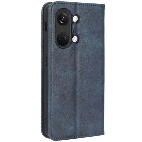 Чохол-книжка Deexe Retro Style для OnePlus Nord 3 / Ace 2V - Blue - зображення 6