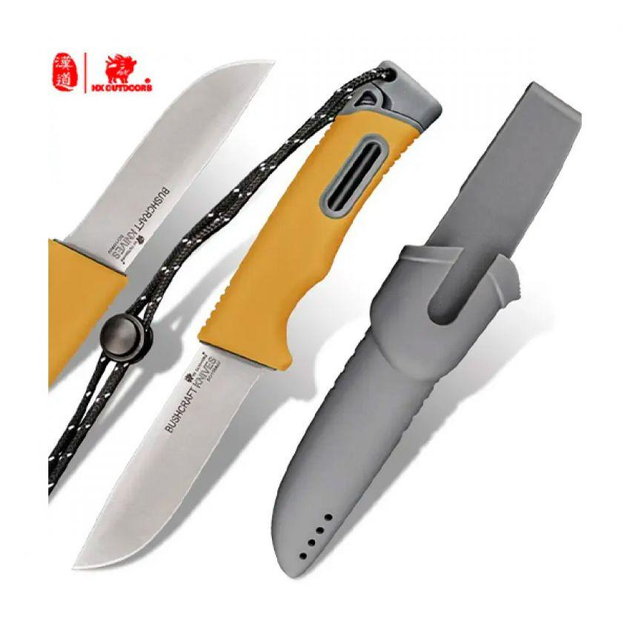 Ніж туристичний HX Outdoors Handao 3rd Generation Outdoor Knife Black TD-17B - зображення 1