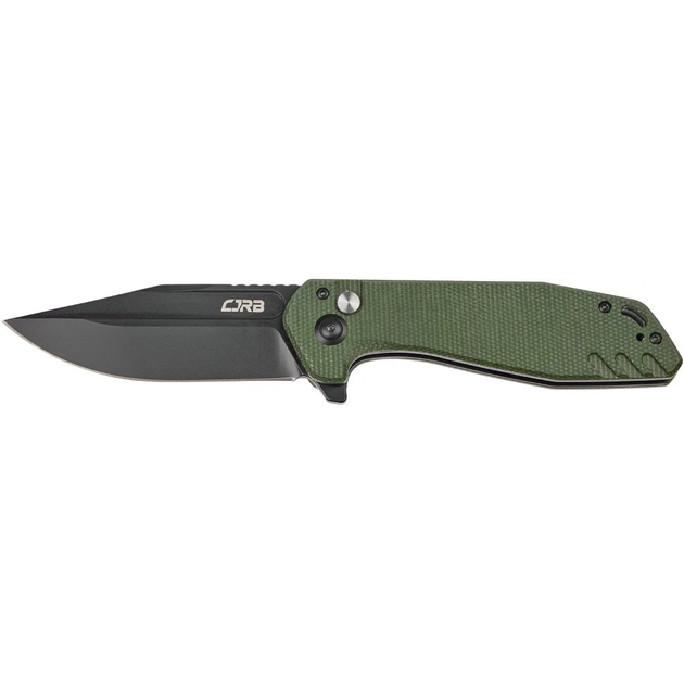 Ніж CJRB Riff BB, AR-RPM9 Steel, Micarta green - зображення 1