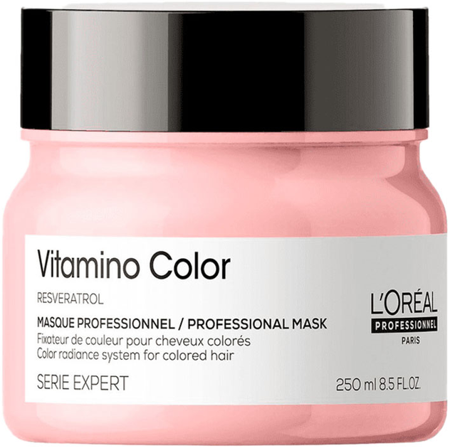 Witaminowa maska L´Oréal Professionnel Série Expert Vitamino Color Resveratrol Mask do włosów farbowanych 250 ml (3474636976041) - obraz 1