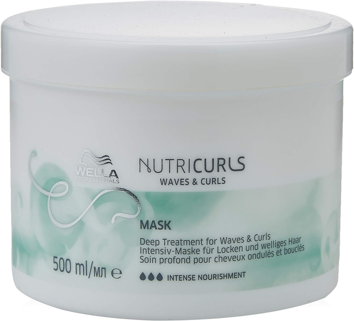 Маска для волосся Wella Nutricurls Mask Anti Frizz 500 мл (3614227348929) - зображення 1