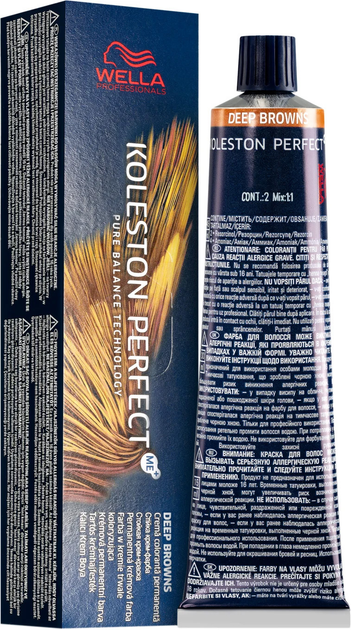 Farba Wella Koleston Perfect Me+ 4/77 Deep Browns 60 ml (8005610657684) - obraz 1