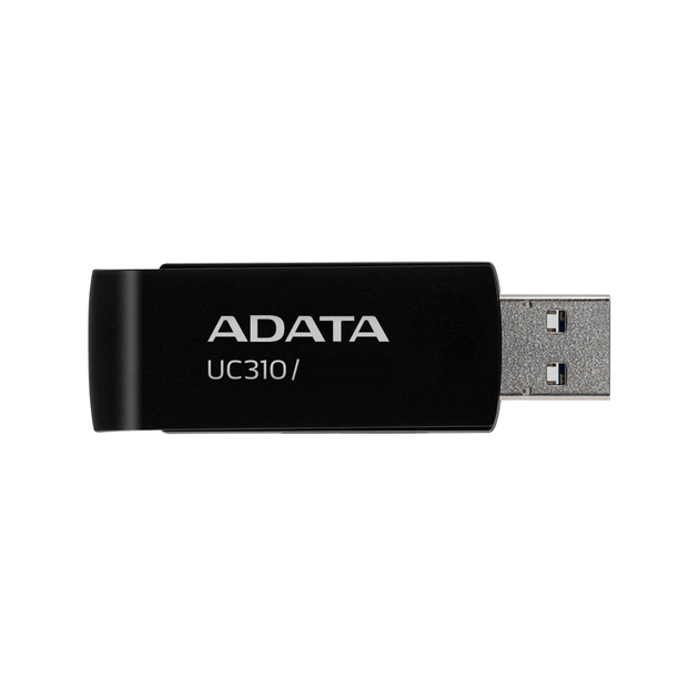 Флеш-накопичувач ADATA USB 3.2 UC310 64Gb Black (UC310-64G-RBK) - Фото 1 Флеш-накопичувач ADATA USB 3.2 UC310 64Gb Black (UC310-64G-RBK) - изображение 1