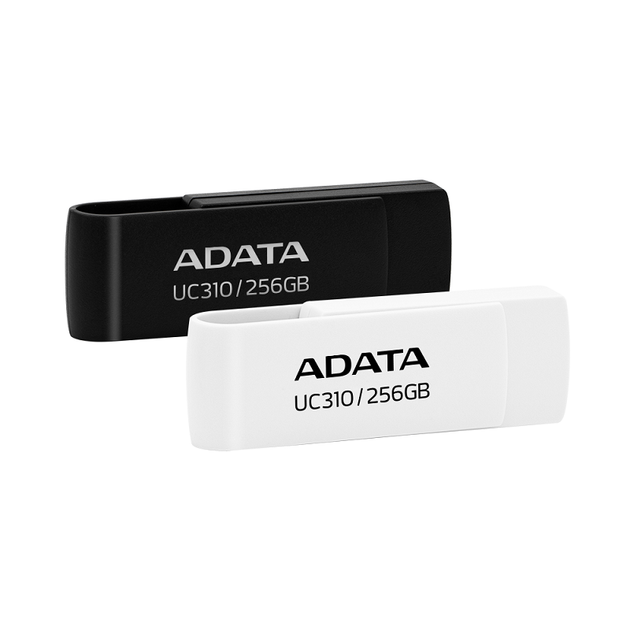 Флеш-накопичувач ADATA USB 3.2 UC310 256Gb Black (UC310-256G-RBK) - изображение 4