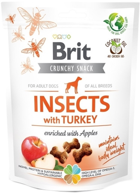 Przysmak dla psów Brit Care Dog Insect&Turkey 200 g (8595602551484) - obraz 1