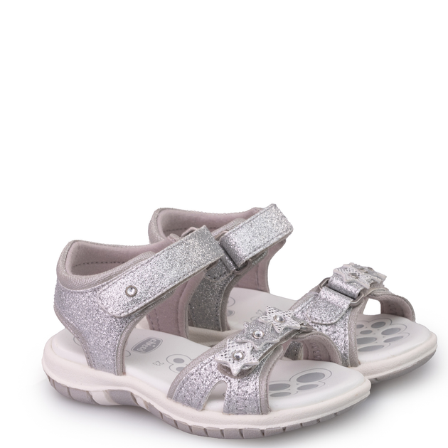Детские босоножки для девочки Chicco 01065377000000-020 25 Серебристые ...