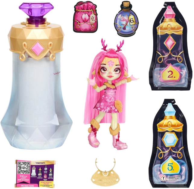 Lalka niespodzianka Magic Mixies Pixlings Różowa (0630996148815) - obraz 4