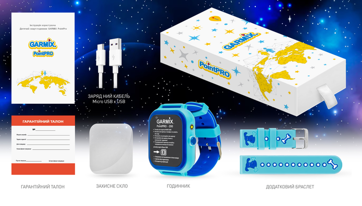 Детские смарт-часы Garmix PointPRO 200 4G Blue (1002334) - изображение 4