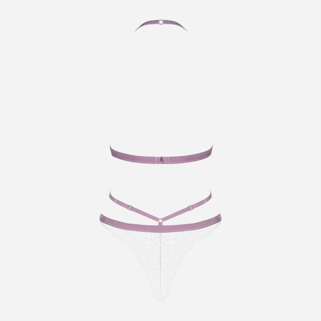Боді Obsessive Lilyanne L/XL Біле (5901688231395) - зображення 6