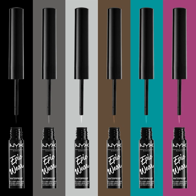 Eyeliner w płynie NYX Professional Makeup Epic Wear Metallic Liquid Liner 06 Fucshia Metal 3.5 ml (800897103453) - obraz 6