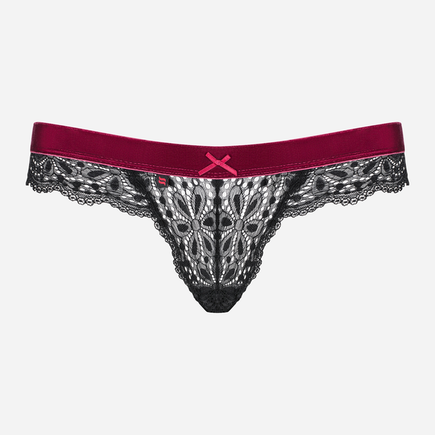 Трусики-стрінги Obsessive Rossita L/XL Чорні (5901688229187) - зображення 5