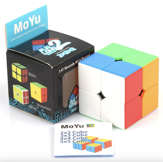 Кубик рубика 2x2 Moyu Meilong головоломка 2 на 2 - Фото 1 Кубик рубика 2x2 Moyu Meilong головоломка 2 на 2 - изображение 1