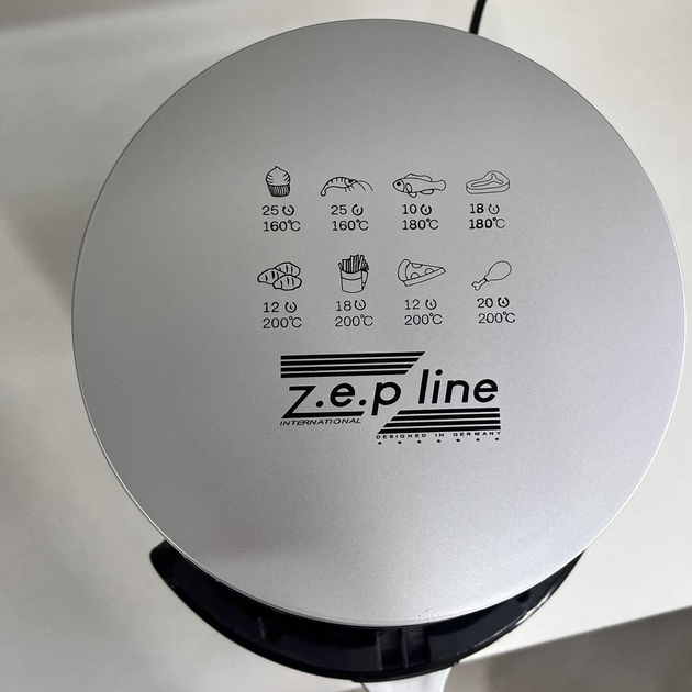 Фритюрница Zepline ZP-085 Аэрофритюрница без масла 6 л 3000 ВТ