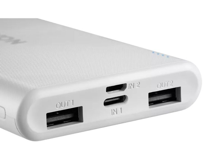 УМБ Canyon Powerbank 10000 mAh PB-108 White (CNE-CPB1008W) - зображення 3